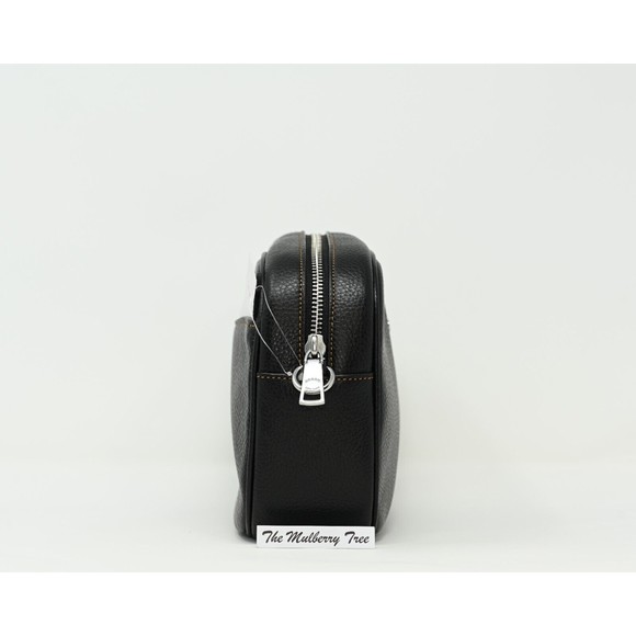 COACH JAMIE Camera Bag w Happy Dog Black Pebbled Leather CC791 NWT $398 - Picture 3 of 12